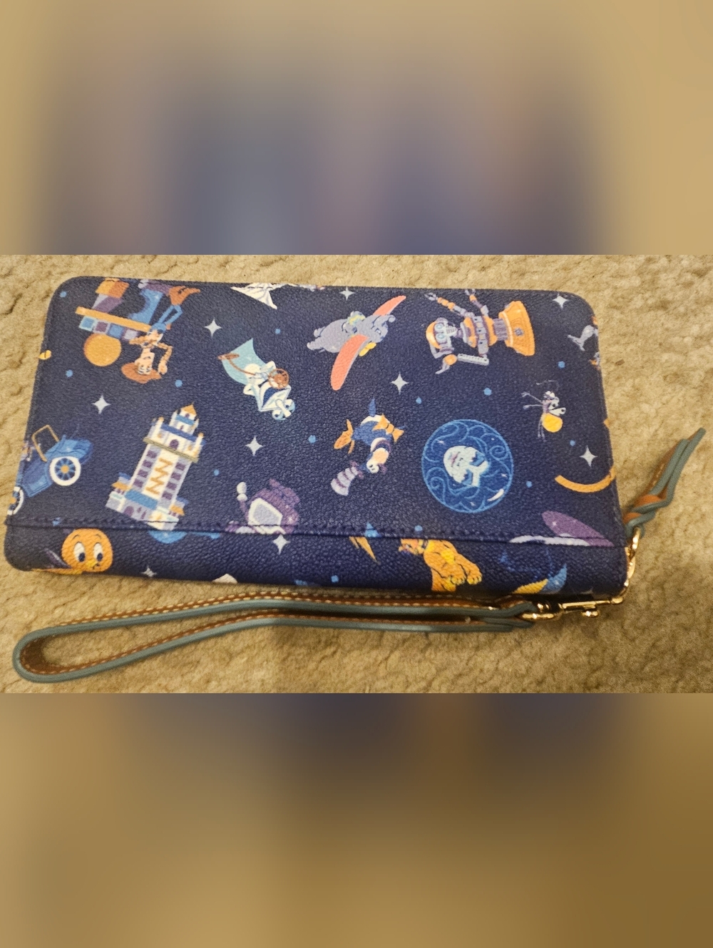 Dooney & Bourke Disney 50th Anniversary Zip Wristlet - Picture 2 of 3